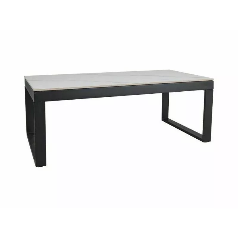 Konferenčný stolík 121x61 TIZIANO - biely / čierny