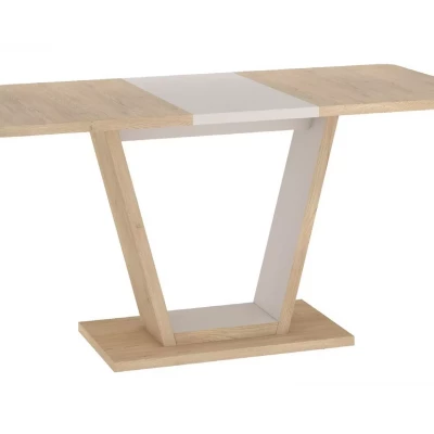 Rozkladací jedálenský stôl 120(160)x80 ILIAS - dub / kašmír