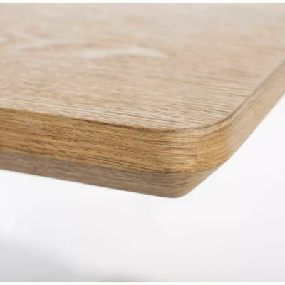 Rozkladací jedálenský stôl 160(200)x90 URBAL - dub / čierny