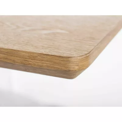 Rozkladací jedálenský stôl 160(200)x90 URBAL - dub / čierny