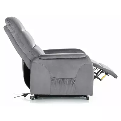 Elektrické masážne kreslo VENCA - šedé