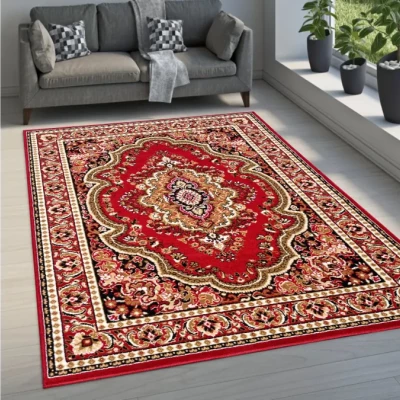 Obdĺžnikový koberec 50x90 cm LUKEN - červený