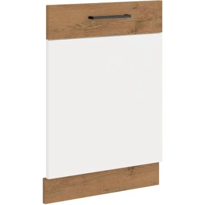 Dvierka pre vstavanú umývačku VANYA - 60x72 cm, biela / dub lancelot