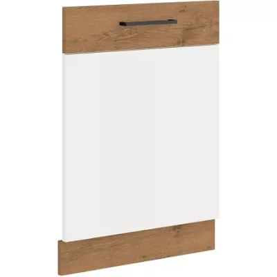 Dvierka pre vstavanú umývačku VANYA - 60x72 cm, biela / dub lancelot