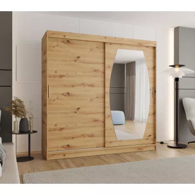 Šatníková skriňa 200 cm SEYMA - dub artisan
