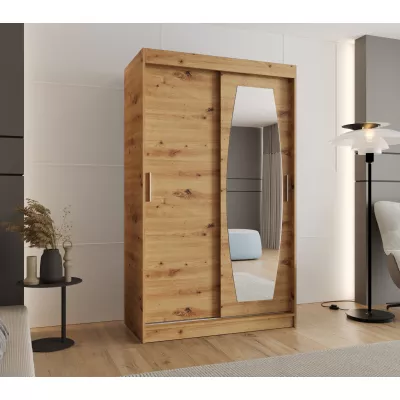 Šatníková skriňa 120 cm SEYMA - dub artisan