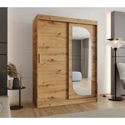 Šatníková skriňa 150 cm CEYDA - dub artisan