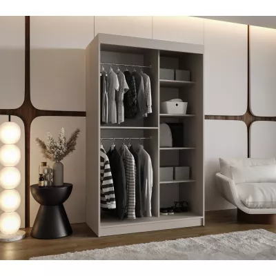 Šatníková skriňa 120 cm CEYDA - kašmírová