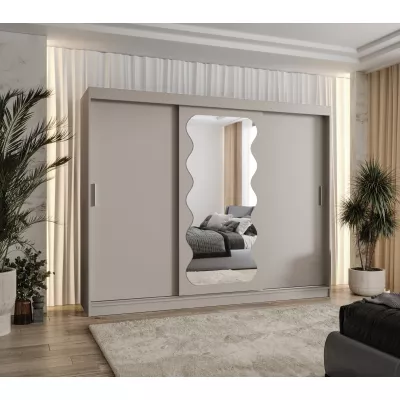 Šatníková skriňa 250 cm ROZANA - kašmírová