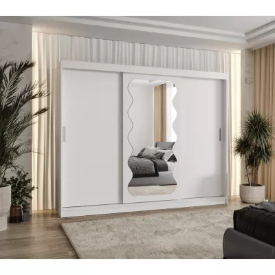 Šatníková skriňa 250 cm ROZANA - biela