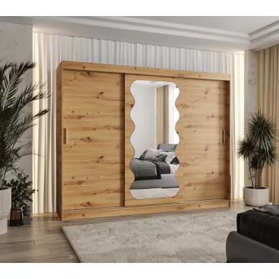 Šatníková skriňa 250 cm ROZANA - dub artisan