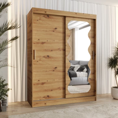 Šatníková skriňa 150 cm ROZANA - dub artisan