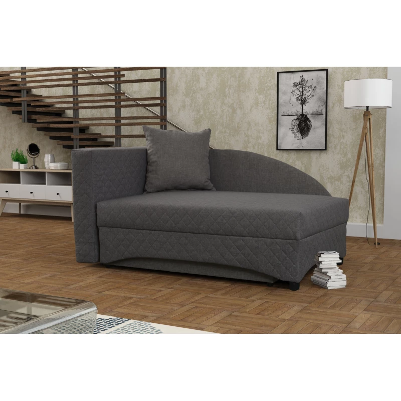 Detská váľanda 80x200 BENIGNA - šedá, ľavá