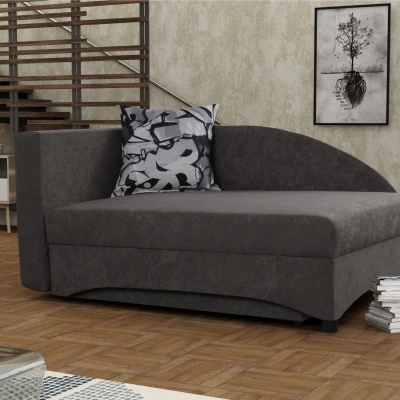 Detská váľanda 80x200 BENIGNA - tmavo šedá, ľavá