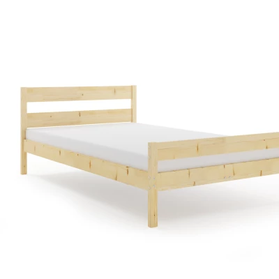 Manželská posteľ 160x200 SERAPHINA s matracom - borovica