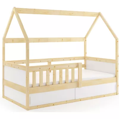 Detská posteľ domček 80x160 AGAPI - borovica