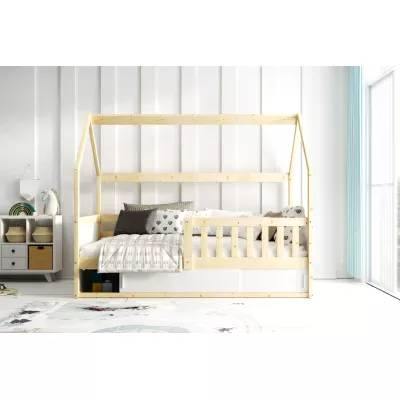 Detská posteľ domček 80x160 AGAPI - borovica
