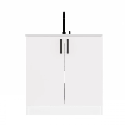 Spodná kuchynská skrinka pod drez 80 cm KAINA - biela