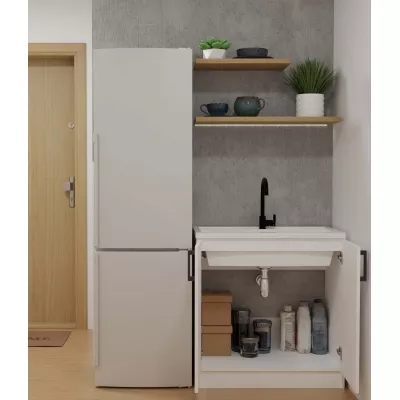 Spodná kuchynská skrinka pod drez 80 cm KAINA - biela