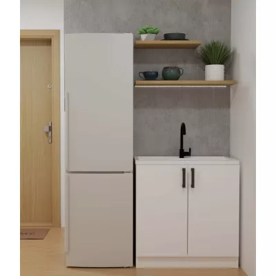 Spodná kuchynská skrinka pod drez 80 cm KAINA - biela
