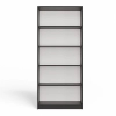 Úzka knižnica RAUNO - 80 cm, antracit