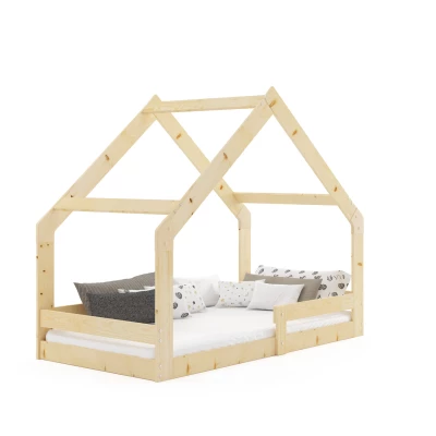 Domčeková posteľ 80x160 SHIRA s matracom - borovica