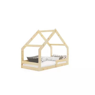 Domčeková posteľ 80x160 SHIRA s matracom - borovica