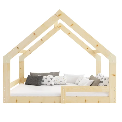 Domčeková posteľ 80x160 SHIRA s matracom - borovica