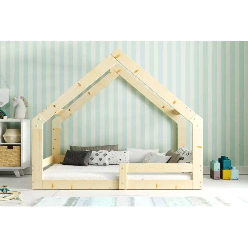 Domčeková posteľ 80x160 SHIRA s matracom - borovica