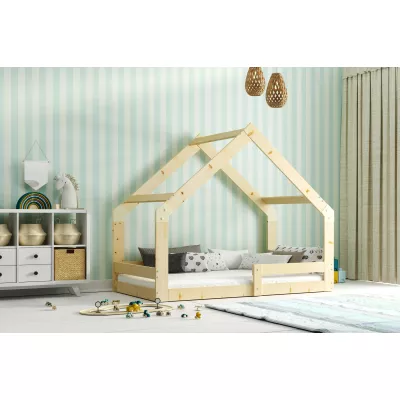 Domčeková posteľ 80x160 SHIRA s matracom - borovica