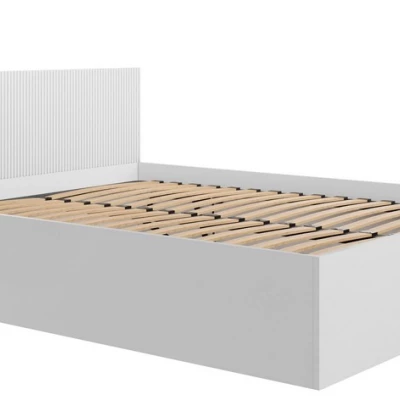 Manželská posteľ s úložným priestorom 160x200 TABORO - biela