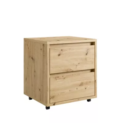 Kontajner na kolieskach k písaciemu stolu RUSHFORD - dub artisan