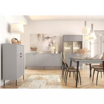 Jedálenský rozkladací 180(220)x90 stôl MALAMBO - šedý