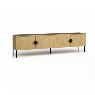 Široký televízny stolík 200 cm MOSQURA - baltský dub