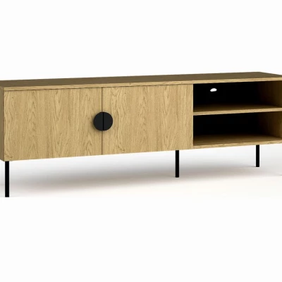 Televízny stolík 160 cm MOSQURA - baltský dub