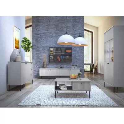 Televízny stolík 207 cm MALAMBO - šedý