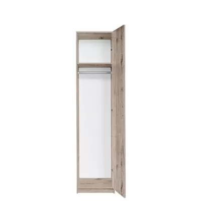 Úzka šatníková skriňa 45 cm FUNZA 1 - dub wellington