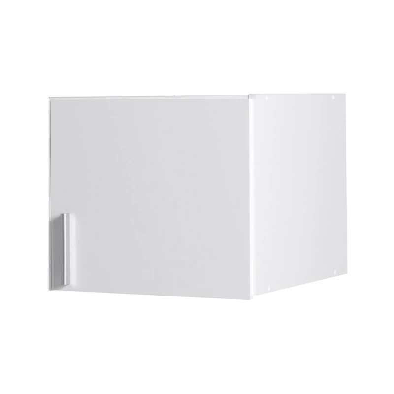 Nadstavba na úzku šatníkovú skriňu 45 cm FUNZA 1 - alpská biela / lesklá biela