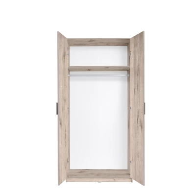 Šatníková skriňa 92 cm FUNZA 2- dub wellington