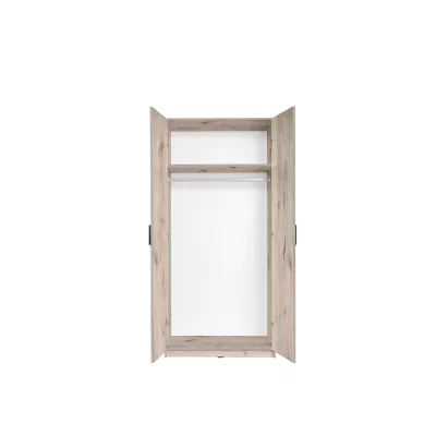 Šatníková skriňa 92 cm FUNZA 2- dub wellington