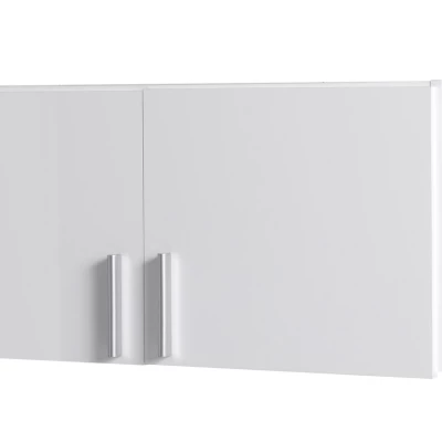 Nadstavba na šatníkovú skriňu 92 cm FUNZA 2 - alpská biela / lesklá biela