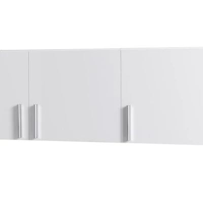 Nadstavba na širokú šatníkovú skriňu 136 cm FUNZA 4 - alpská biela / lesklá biela