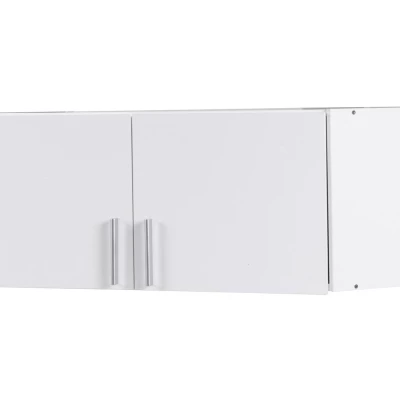 Nadstavba na rohovú šatníkovú skriňu 117 cm FUNZA 5 - alpská biela / lesklá biela