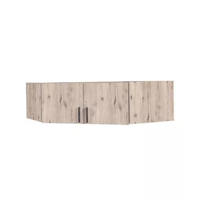 Nadstavba na rohovú šatníkovú skriňu 117 cm FUNZA 5 - dub wellington
