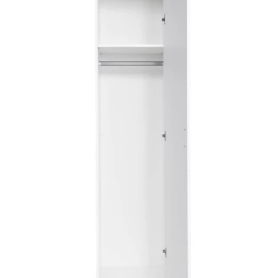 Úzka šatníková skriňa 47 cm CERETE 1 - biela