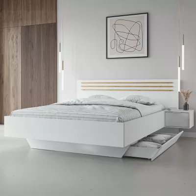 Set 2x šuplík k posteli TURBO - biely