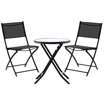 Záhradný set ARIANA - čierny
