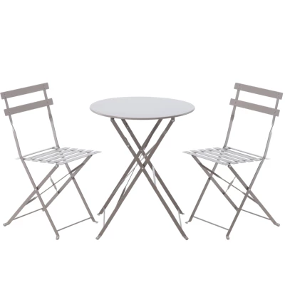 Set záhradného nábytku DALINDA - svetlo šedý