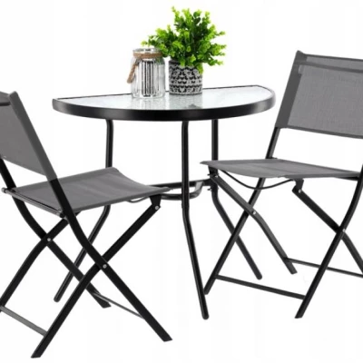 Malý záhradný set ARIANA - šedý