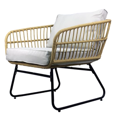 Zostava záhradného nábytku CHANEL - hnedá / čierna / šedá Zostava záhradného nábytku CHANEL - hnedá / čierna / šedá